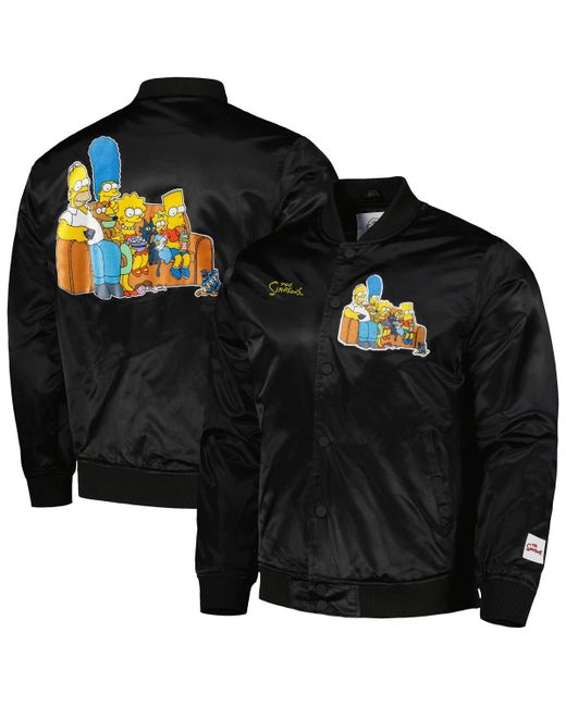 Freeze Max The Simpsons Couch Satin Full-Snap Jacket