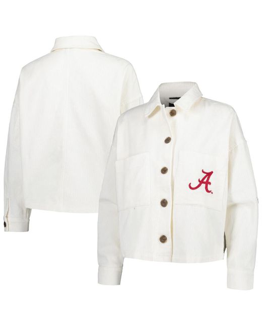 Hype and Vice Alabama Crimson Tide Corduroy Button-Up Jacket
