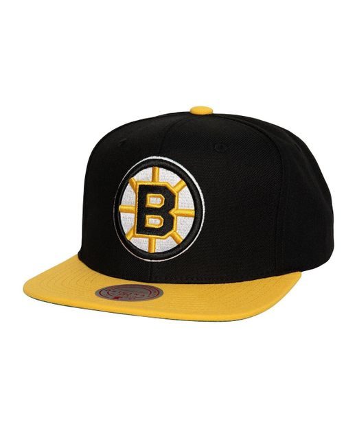 Mitchell & Ness Boston Bruins Core Team Ground 2.0 Snapback Hat