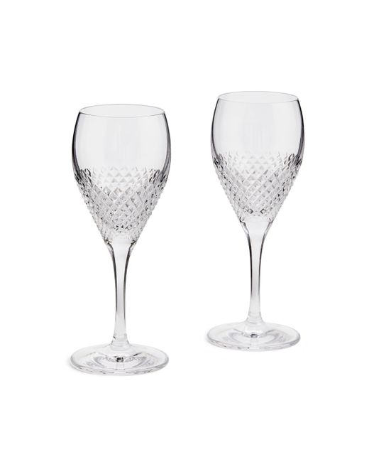 Vera Wang Wedgwood Diamond Mosaic Wine Glass Set of 2