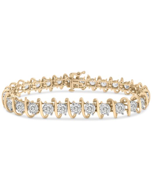 Macy's Diamond Tennis Bracelet 5 ct. t.w. 10k Gold Created for