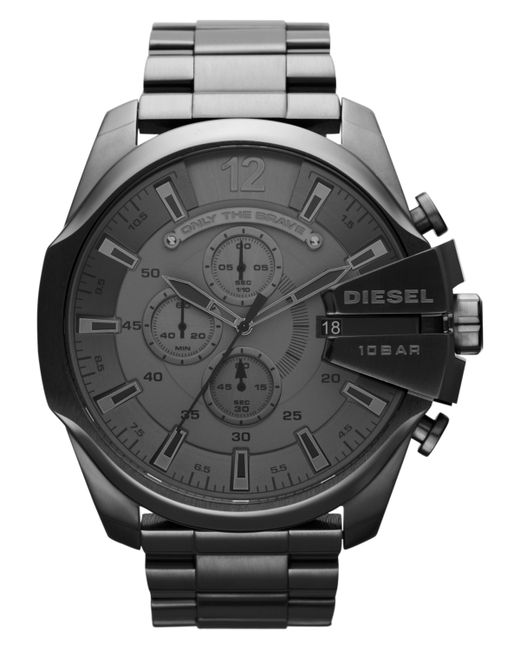 Diesel Chronograph Ion-Plated Stainless Steel Bracelet Watch 51mm