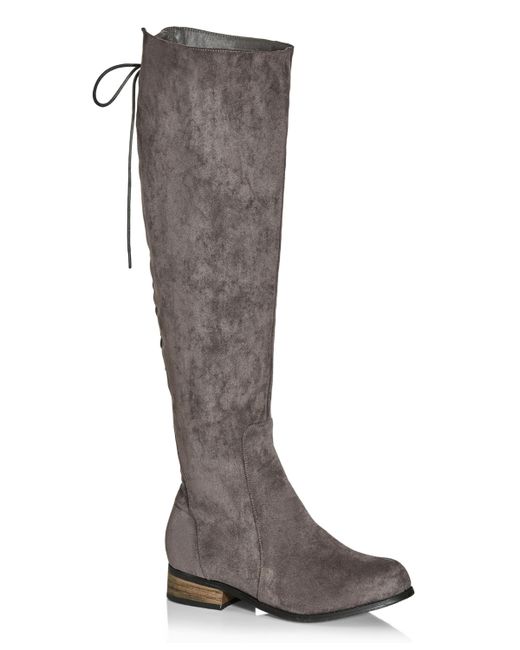 City Chic Wide Fit Perry Knee High Boot