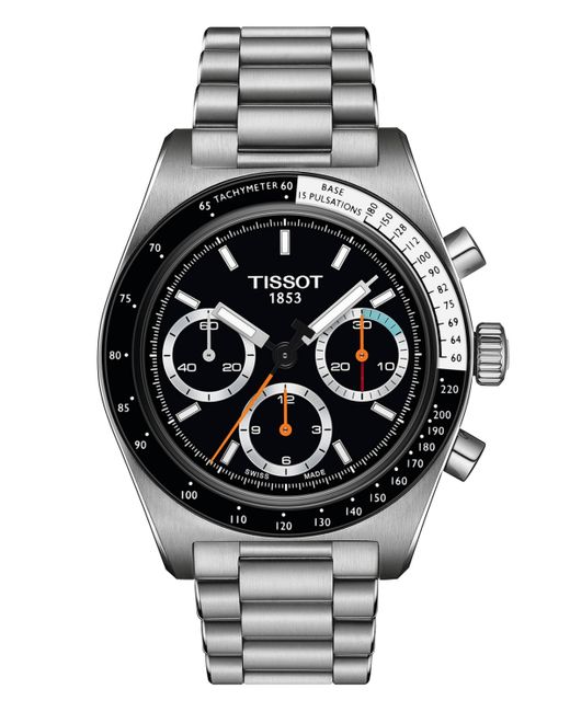 Tissot Swiss Automatic Chronograph Prs 516 Stainless Steel Bracelet Watch 41mm