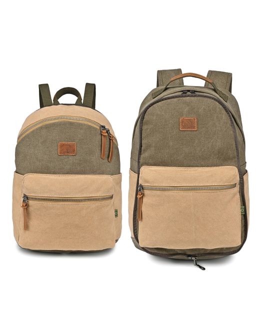 Tsd Brand Trail and Tree Double Canvas Backpack