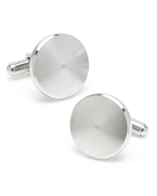 Ox & Bull Trading Co. Ox Bull Trading Co Brushed Radial Cufflinks