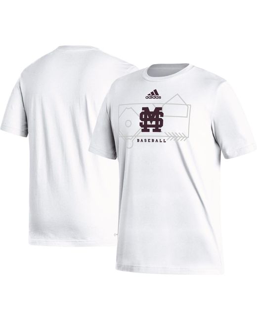 Adidas Mississippi State Bulldogs Locker Lines Baseball Fresh T-shirt