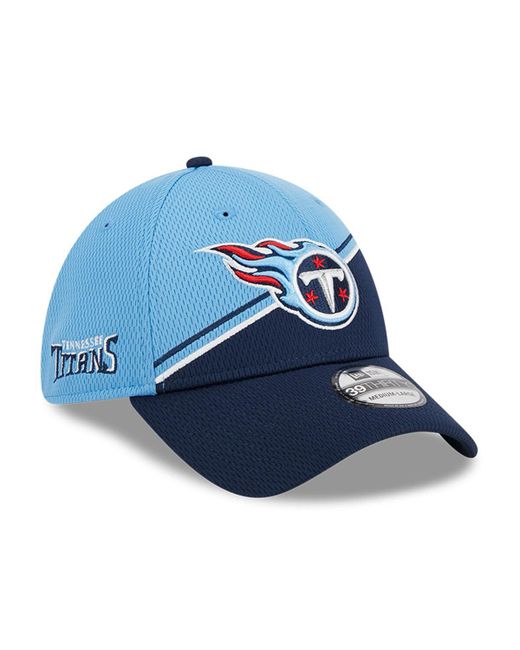 New Era Navy Tennessee Titans 2023 Sideline 39THIRTY Flex Hat