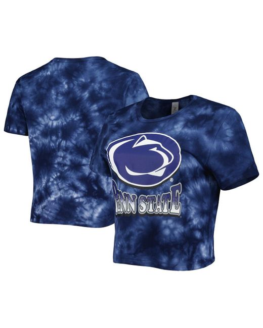 Zoozatz Penn State Nittany Lions Cloud-Dye Cropped T-shirt