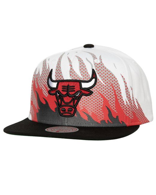 Mitchell & Ness Chicago Bulls Hot Fire Snapback Hat