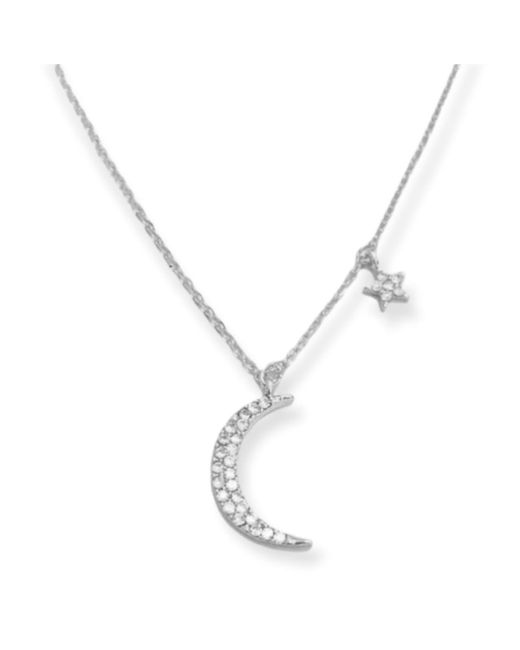 Hollywood Sensation Moon and Star Necklace for
