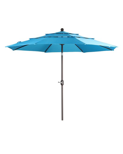 Aoodor Garden Market Umbrella Ft x 8.3 Outdoor Patio Round