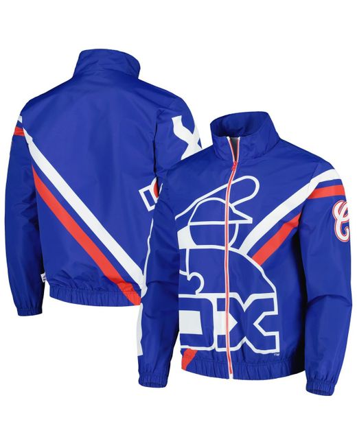 Mitchell & Ness Chicago Sox Exploded Logo Warm Up Full-Zip Jacket