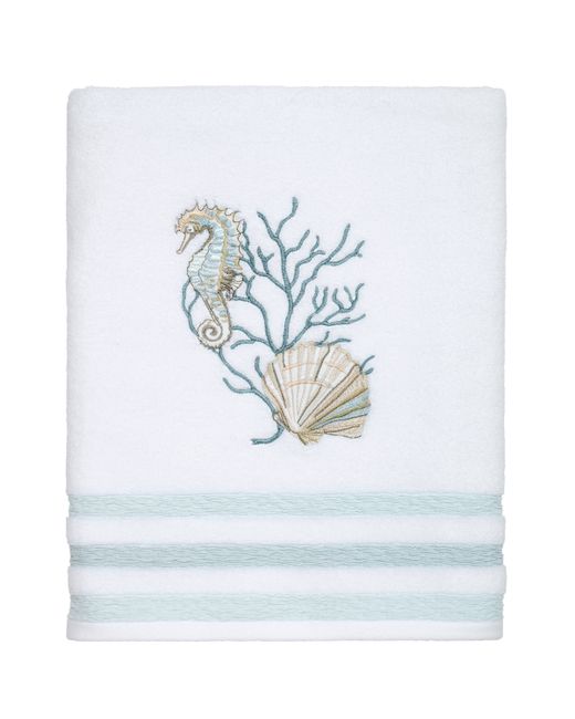 Avanti Coastal Terrazzo Embroidered Cotton Bath Towel 27 x 50