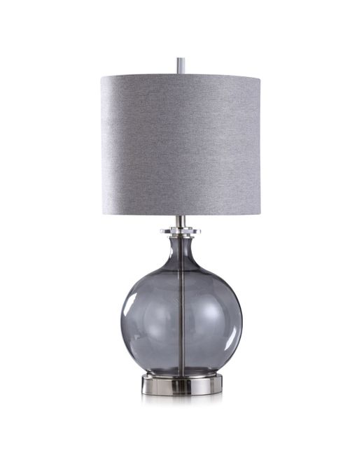 Stylecraft Home Collection Smoked Glass Globe Table Lamp