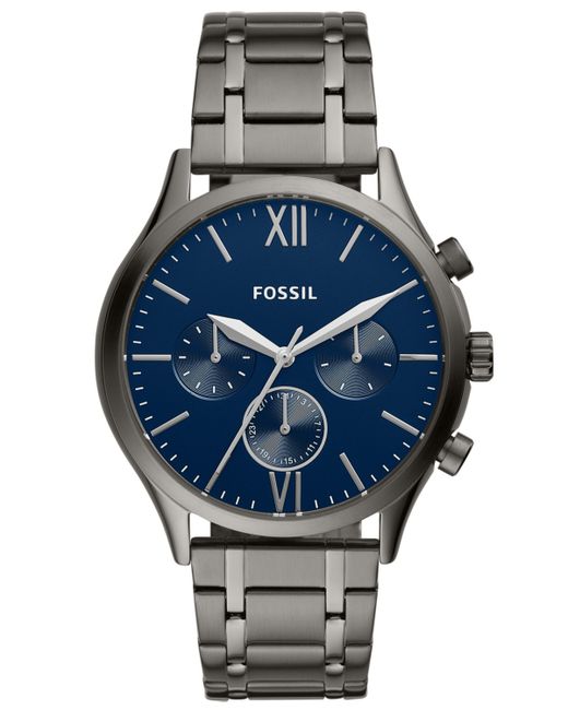 Fossil Fenmore Multifunction Gunmetal Bracelet Watch 44mm