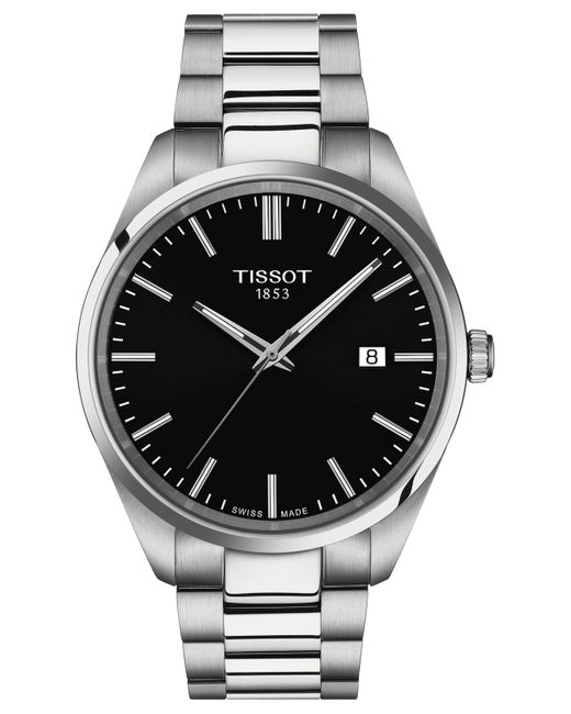 Tissot Swiss Pr 100 Stainless Steel Bracelet Watch 40mm