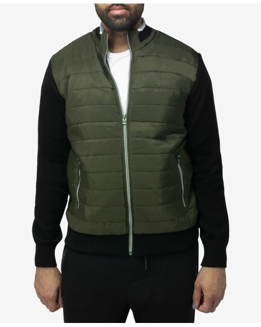 X-Ray Lightly Padded Hybrid Sweater Jacket