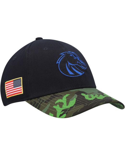 Nike Camo Boise State Broncos Veterans Day 2Tone Legacy91 Adjustable Hat