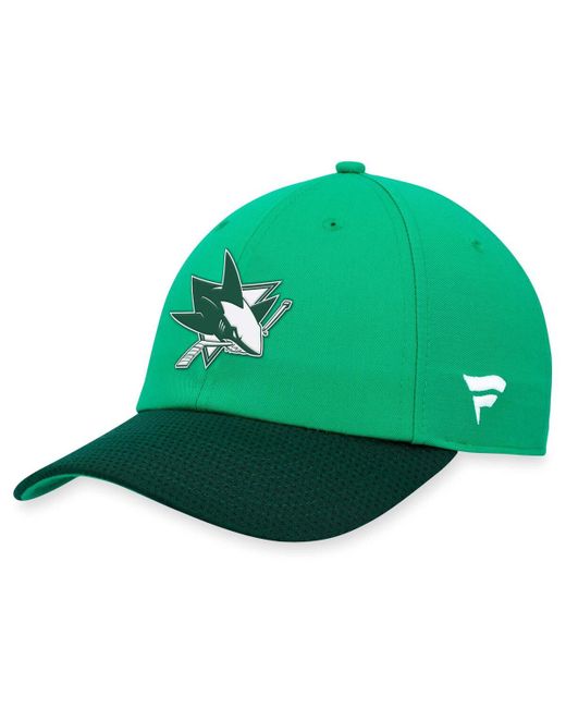 Fanatics San Jose Sharks St. Patricks Day Adjustable Hat