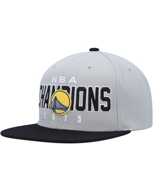 Mitchell & Ness Black Golden State Warriors Hardwood Classics 2015 Nba Champions Snapback Hat