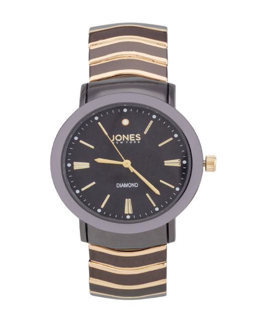 Jones New York Analog Two Tone Metal Bracelet Watch