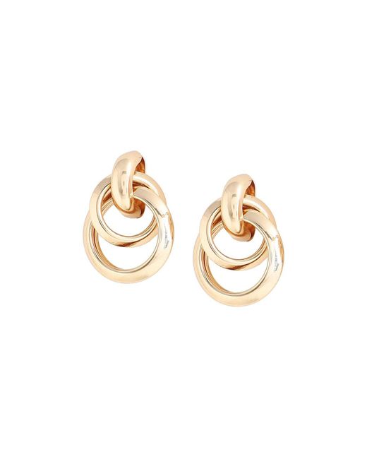 Sohi Twisted Metallic Drop Earrings