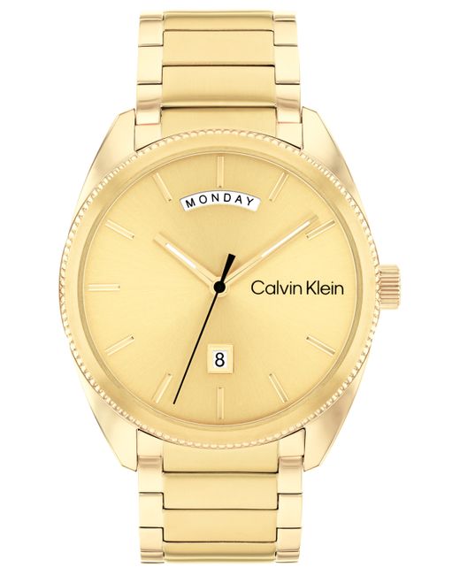 Calvin Klein Progress Tone Stainless Steel Bracelet Watch 42mm