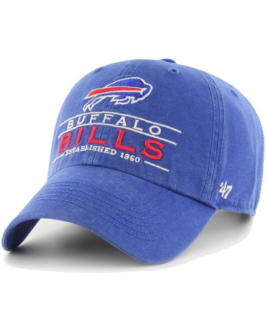 '47 Brand 47 Brand Buffalo Bills Vernon Clean Up Adjustable Hat