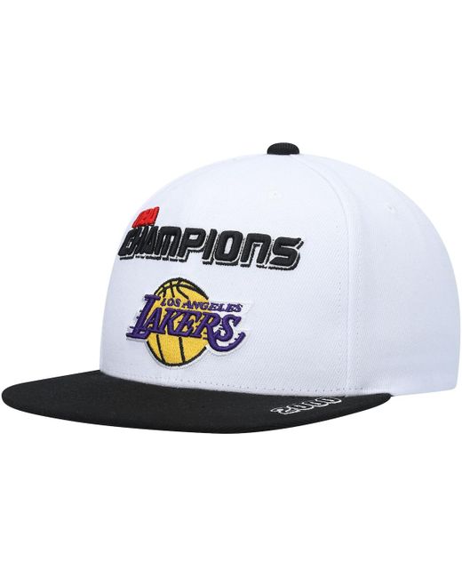 Mitchell & Ness and Black Los Angeles Lakers 2000 Nba Finals Champions Snapback Hat