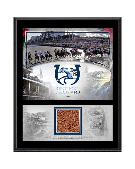 Fanatics Authentic Kentucky Derby 143 12 x 15 Event Sublimated Plaque with Race-Used Dirt from the 143rd