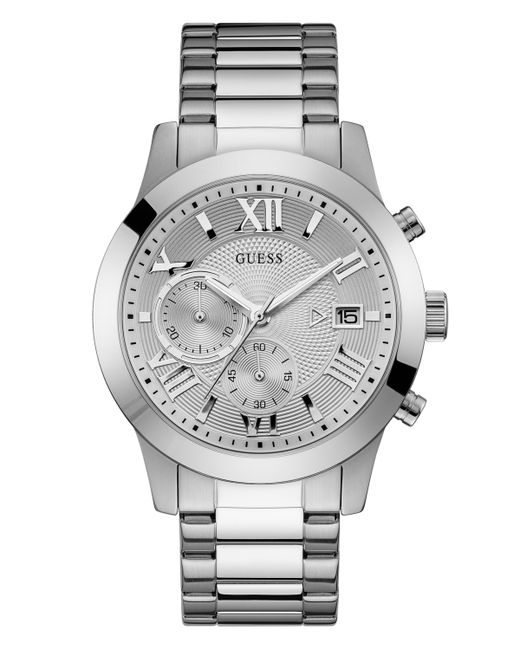 Guess Chronograph Stainless Steel Bracelet Watch 45mm
