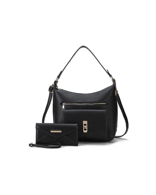 MKF Collection Clara Shoulder Bag with Wristlet Wallet by Mia K