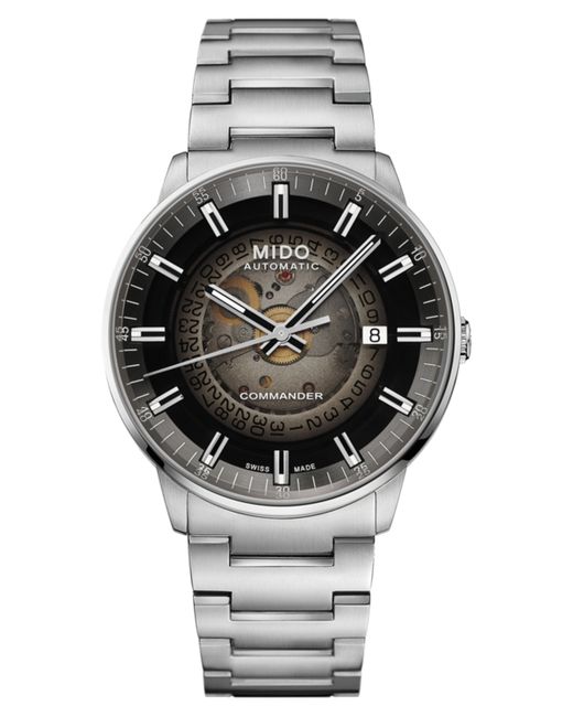 Mido Swiss Automatic Commander Gradient Bracelet Watch 40mm