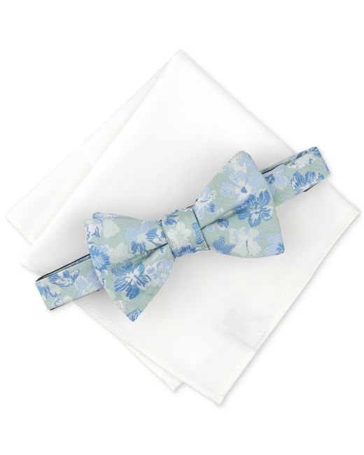 Bar III Rhodes Bow Tie Solid Pocket Square Set Created for