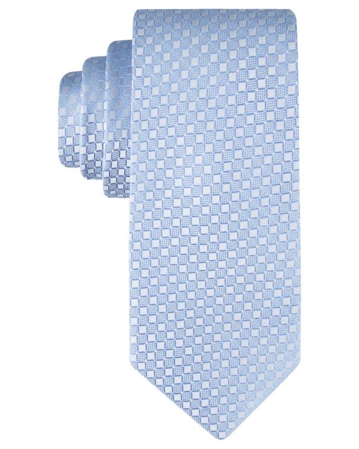 Calvin Klein Checkered Geo-Print Tie
