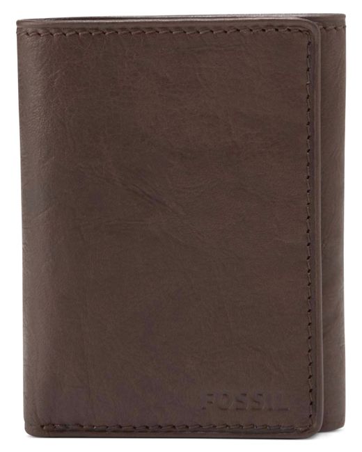 Fossil Ingram Extra Capacity Trifold Leather Wallet