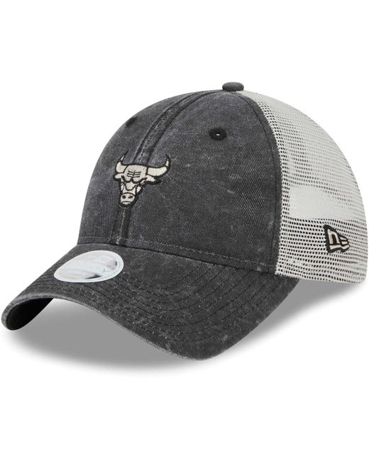 New Era Chicago Bulls Micro Logo 9TWENTY Trucker Adjustable Hat