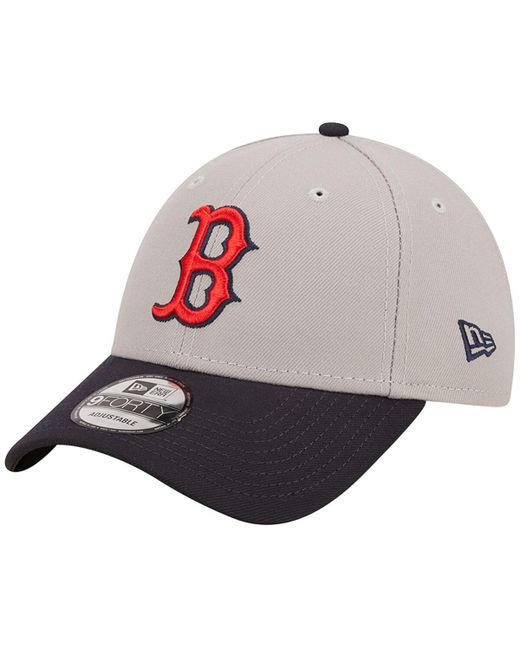 New Era Navy Boston Red Sox League 9FORTY Adjustable Hat