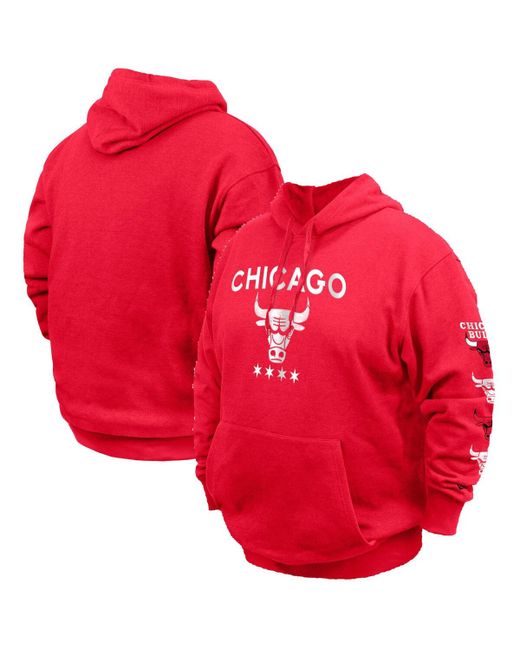 New Era Chicago Bulls Big and Tall 2023/24 City Edition Pullover Hoodie