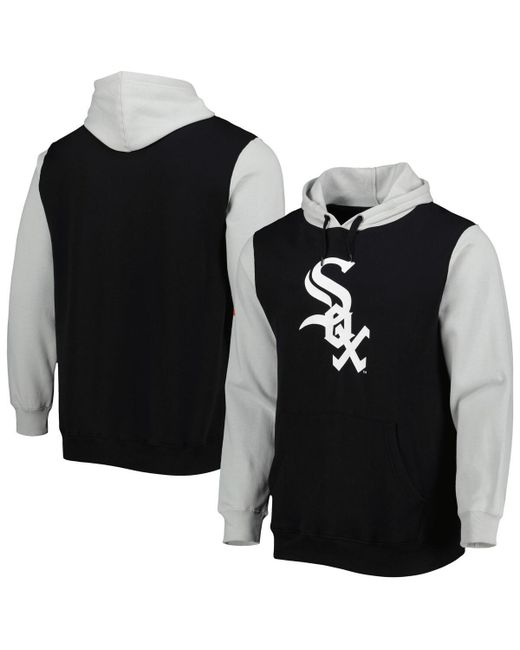 Stitches Gray Chicago White Sox Team Pullover Hoodie