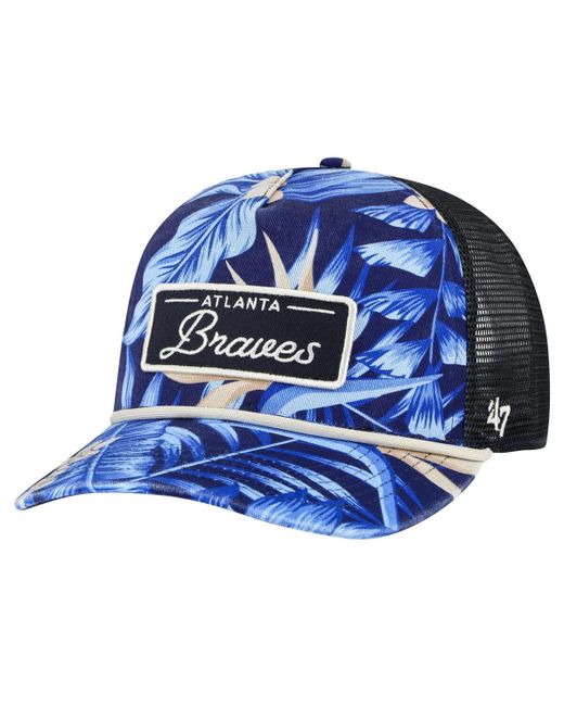 '47 Brand 47 Brand Atlanta Braves Tropicalia Trucker Hitch Adjustable Hat