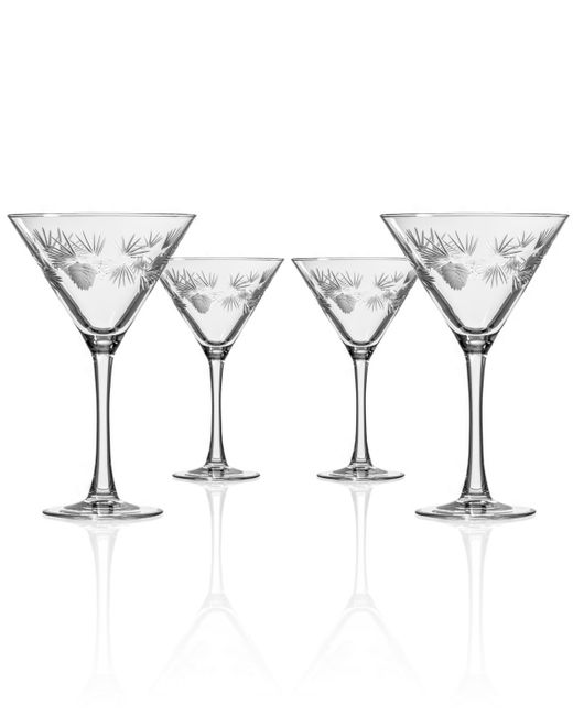 Rolf Glass Icy Pine Martini 10Oz Set Of 4 Glasses