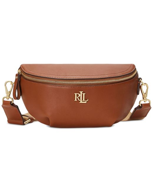 Lauren Ralph Lauren Leather Marcy Small Belt Bag
