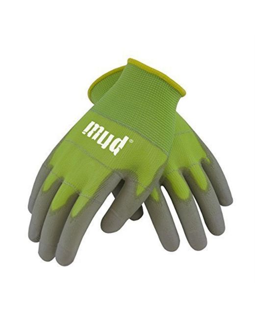 Protective Industrial Products Safety Works 028A Smart Mud Garden Gloves Small Apple