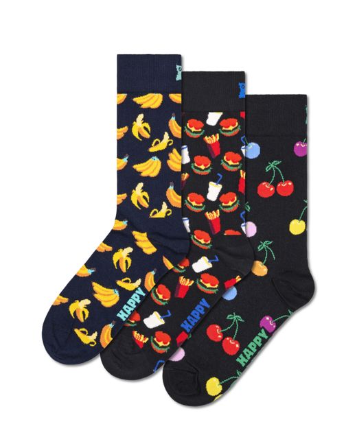 Happy Socks 3-Pack Classic Banana Socks
