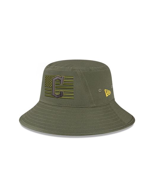 New Era Cleveland Guardians 2023 Armed Forces Day Bucket Hat