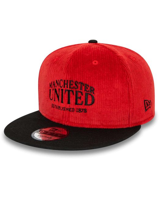 New Era Manchester United Corduroy 9FIFTY Snapback Hat