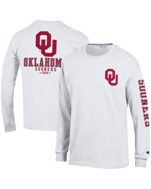 Champion Oklahoma Sooners Team Stack Long Sleeve T-shirt
