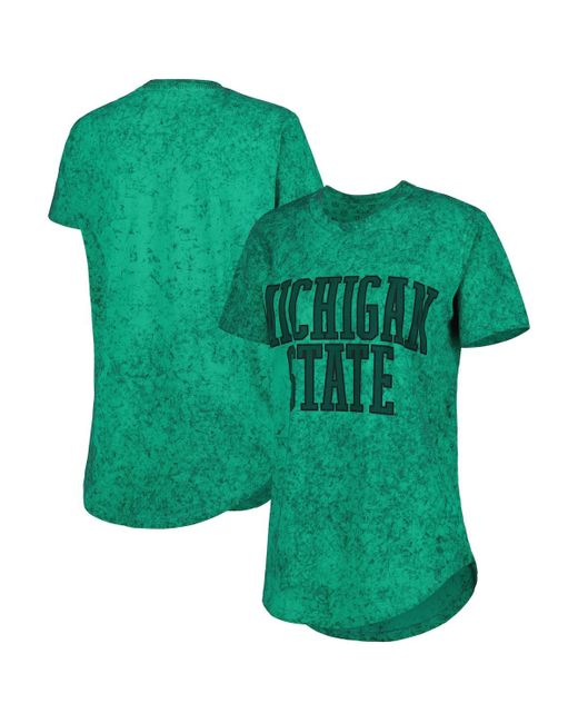 Pressbox Michigan State Spartans Southlawn Sun-Washed T-shirt